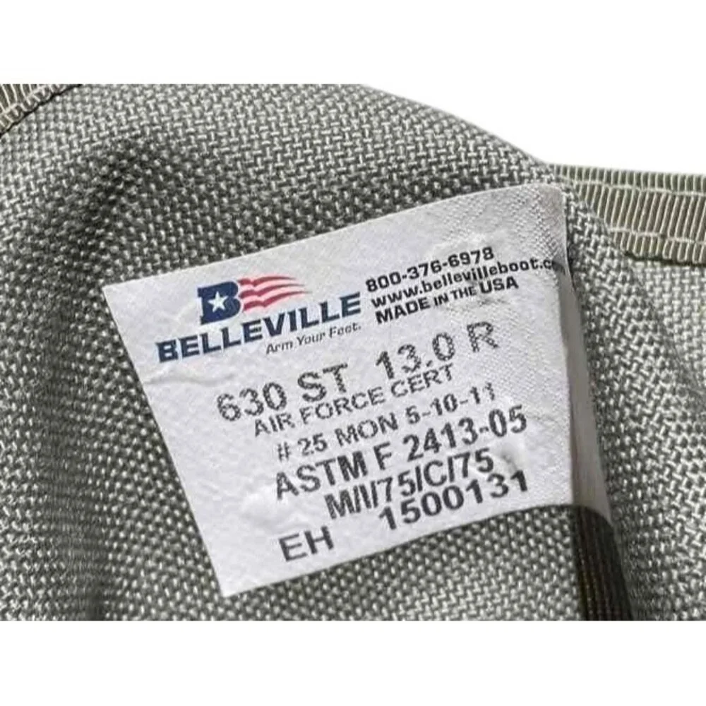 Belleville 630ST Men's 8-in ST‎ EH USAF Tactical Boot Sage Green 13.0R USA NEW
